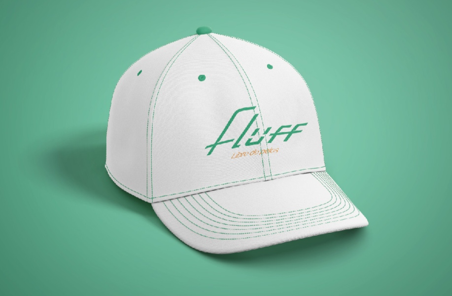 Primer diseño de identidad visual de Fluff